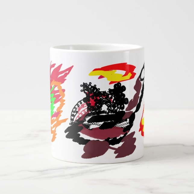 Grande Tasse Renard automne sauvage  (Devant)