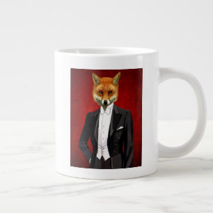 Grande Tasse Renard En Costume De Soirée, Portrait