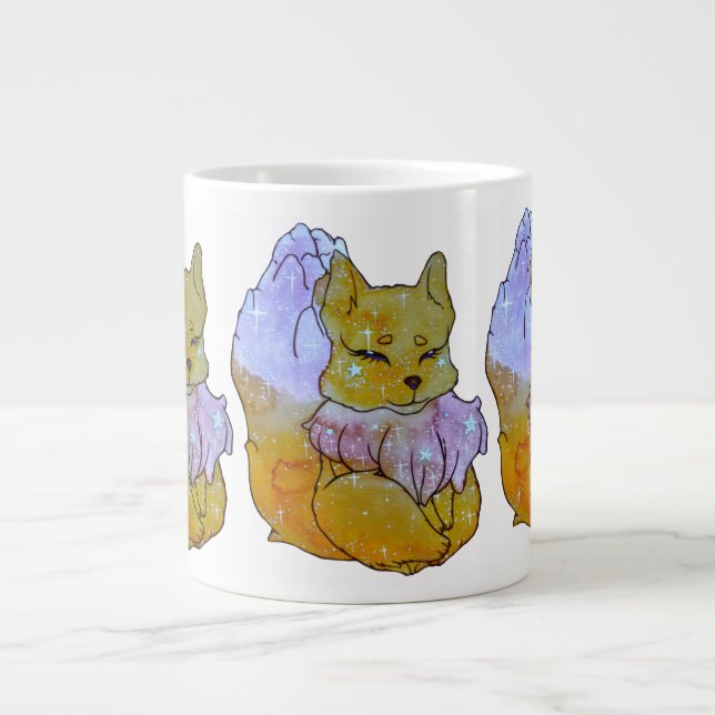 Grande Tasse Renard nommé Dice (Devant)
