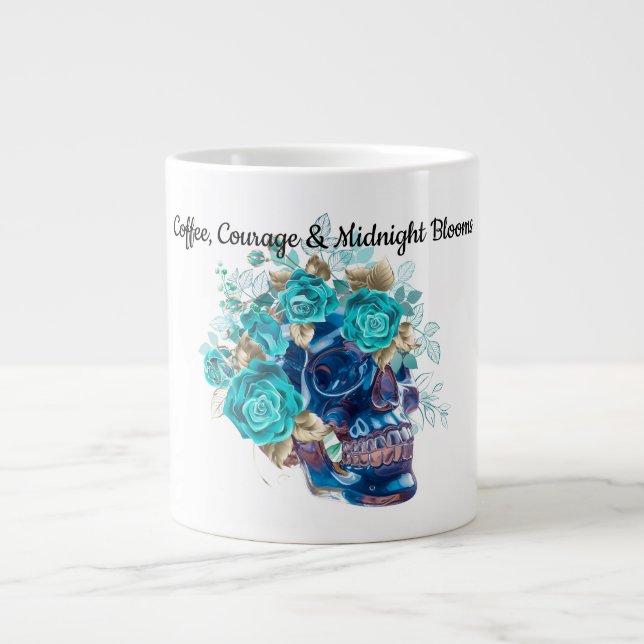 Grande Tasse Requiem Fleur Bleue (Devant)