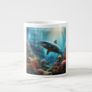 Grande Tasse Requin tigre côtier/nautique et récif corallien