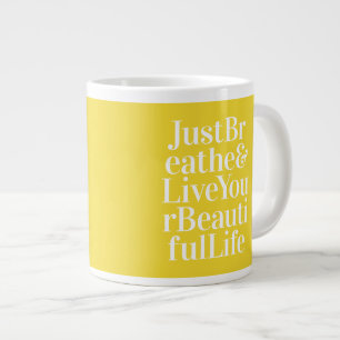 Grande Tasse Respectez simplement la phrase positive inspirante