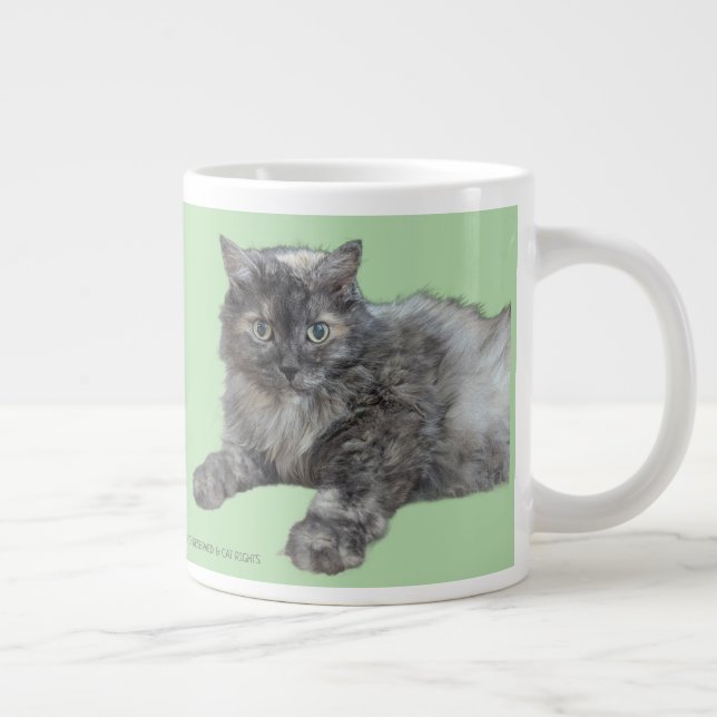 Grande Tasse Respectez votre chat par RoseWrites (Droite)
