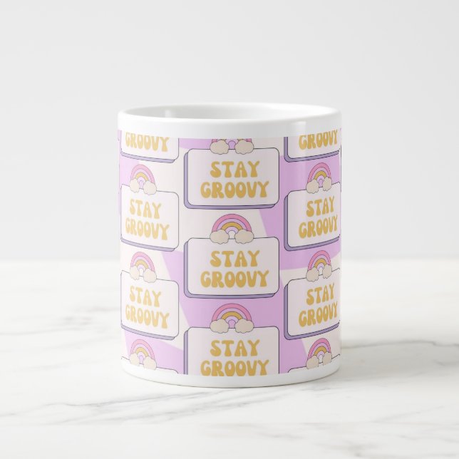 Grande Tasse Restez Groovy (Devant)