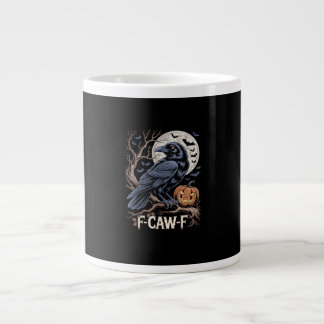 Grande Tasse Retro F-Caw-F Bird Crow Funny Crow Bird Cawing Gru