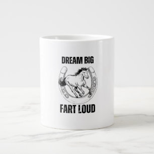 Grande Tasse Rêve de fer à cheval rustique Péter fort