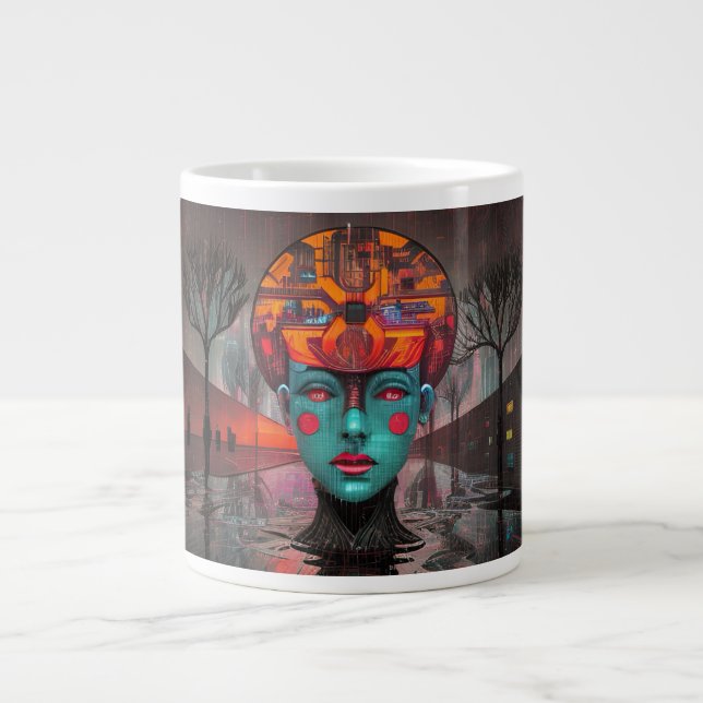 Grande Tasse Rêve numérique (Devant)