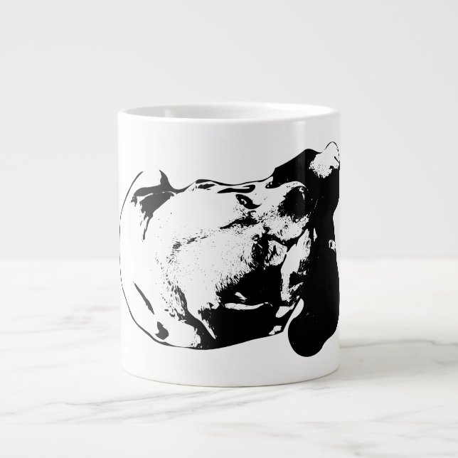 Grande Tasse Revendiqué avec amour (Devant)