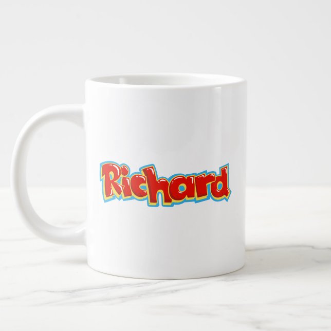 Grande Tasse Richard graffiti (Gauche)