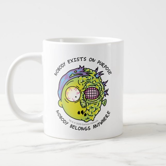 Grande Tasse RICK ET MORTY™| Citation de vol de mortier Stylisé (Gauche)