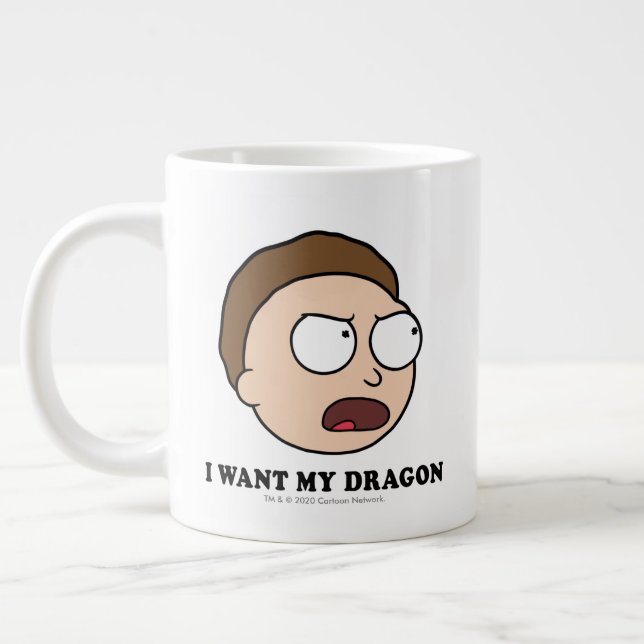 Grande Tasse RICK ET MORTY™| Je veux mon dragon (Gauche)