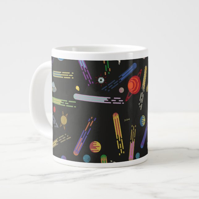 Grande Tasse RICK ET MORTY™| Motif de la comète spatiale (Devant gauche)