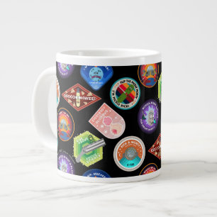 Grande Tasse RICK ET MORTY™  Motif des patchs spatiaux