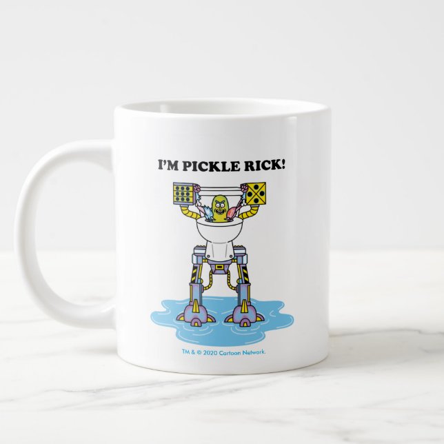 Grande Tasse RICK ET MORTY™| Pickle Rick Toilet Mech (Gauche)