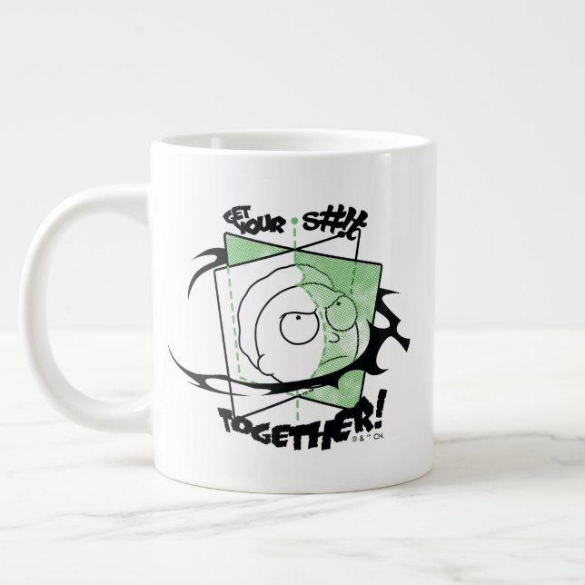 Grande Tasse RICK ET MORTY™ | Prenez votre S# ! t Together ! (Gauche)