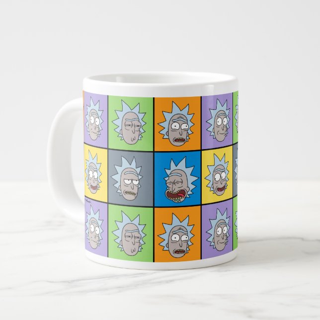 Grande Tasse RICK ET MORTY™| Rick's Moods (Devant gauche)