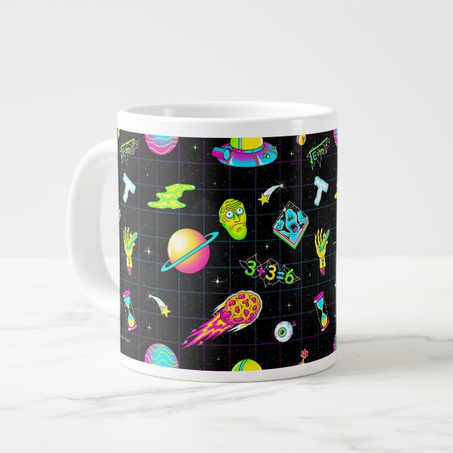 Grande Tasse RICK ET MORTY™Saison 3 de Psychedelic Motif (Devant gauche)