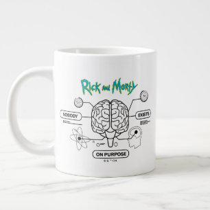 Grande Tasse RICK ET MORTY™   Télécharger le cerveau de sauvega