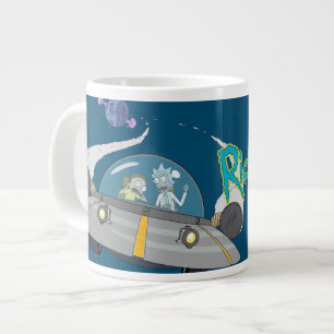 Grande Tasse RICK ET MORTY™  Vol dans un vaisseau spatial