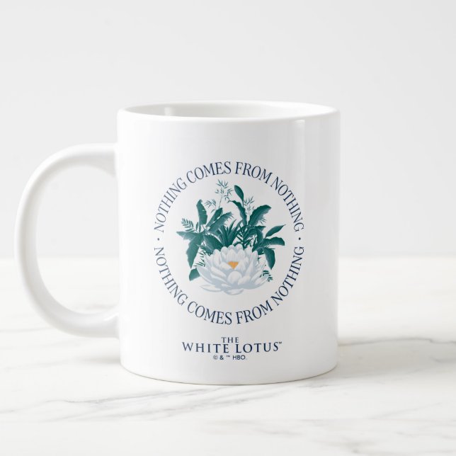 Grande Tasse Rien Ne Vient De Rien - Le Lotus Blanc (Gauche)