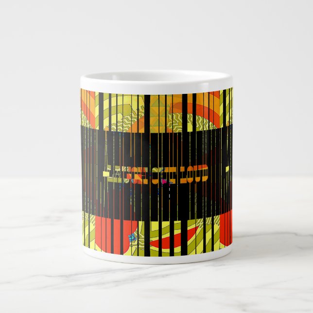 Grande Tasse Rire à gorge déployée  (Devant)