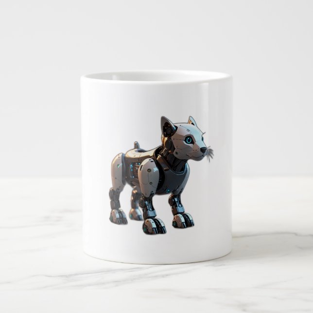 Grande Tasse robot chien (Devant)