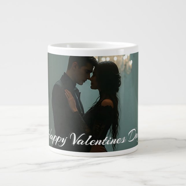 Grande Tasse Romance à la Rose Hall pour la Saint-Valentin (Devant)