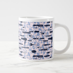 Grande Tasse Rose bleu Beauty Care Motif