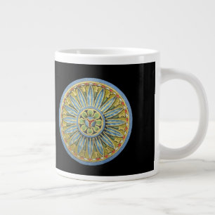 Grande Tasse Rosette architecturale antique n° 2