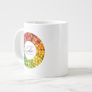 Grande Tasse Roue de couleur de fruits et légumes (12 couleurs