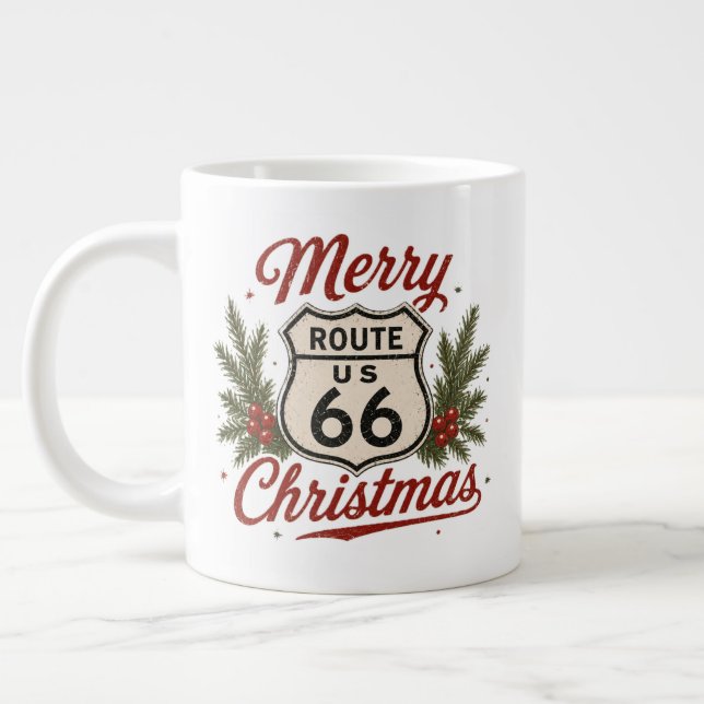 Grande Tasse Route 66 Café de Noël du matin (Gauche)