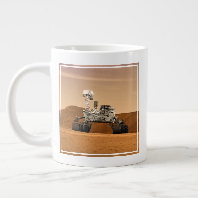 Grande Tasse Rover Curiosity Du Laboratoire Scientifique Mars.  (Gauche)
