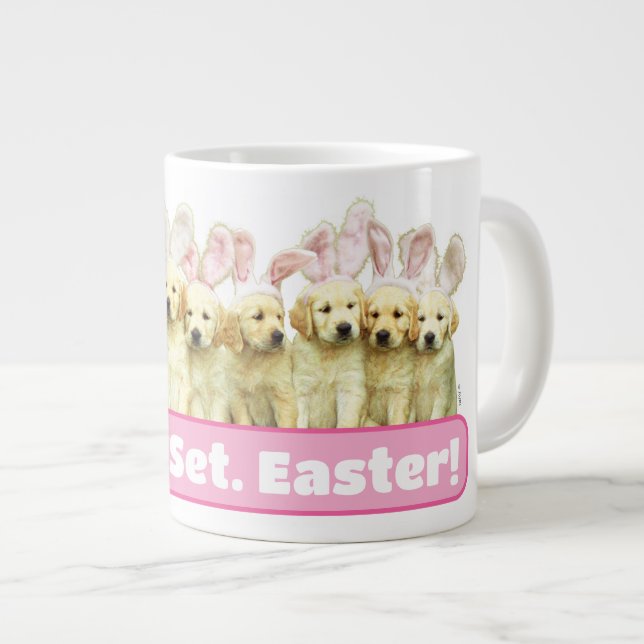 Grande Tasse Row of Puppy Bunnies (Devant droit)