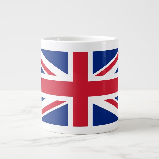 Grande Tasse Royaume-Uni Union Jack Drapeau des colonies britan (Devant)