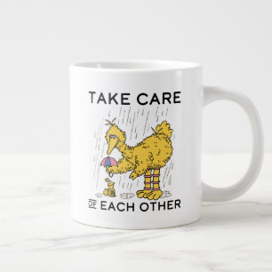 Grande Tasse Rue Sésame Big Bird Prenez soin de vous