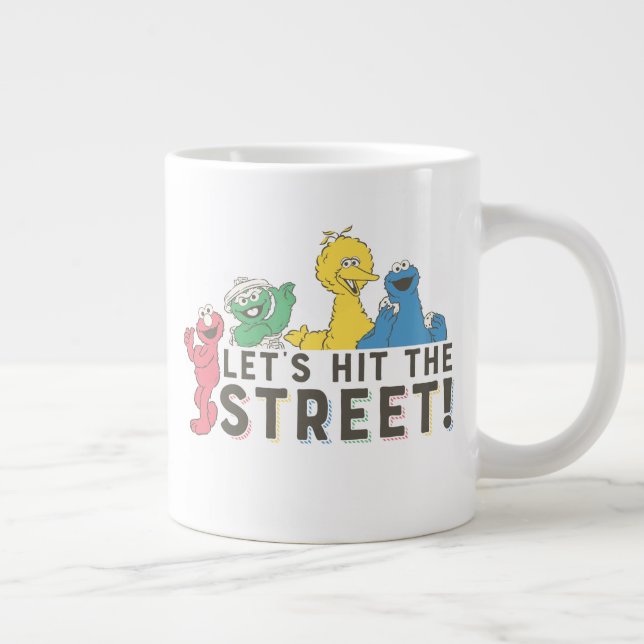 Grande Tasse Rue Sésame | Faisons un tour dans la rue ! (Droite)