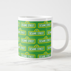 Grande Tasse Rue Sésame   Logo couleur complète