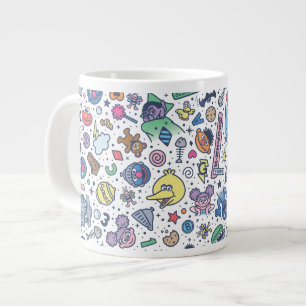 Grande Tasse Rue Sésame Sesame Pals DoodMotif