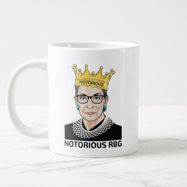Grande Tasse Ruth Bader Ginsburg Mug, célèbre RBG (Gauche)