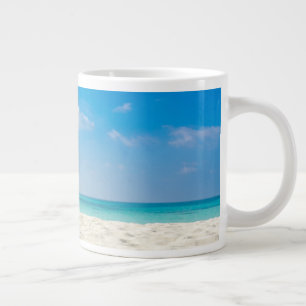 Grande Tasse Sable de mer tropical de la plage Sky & Summer Day