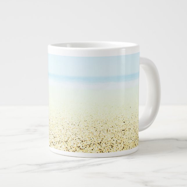 Grande Tasse Sable et mer Calme Côté (Devant droit)