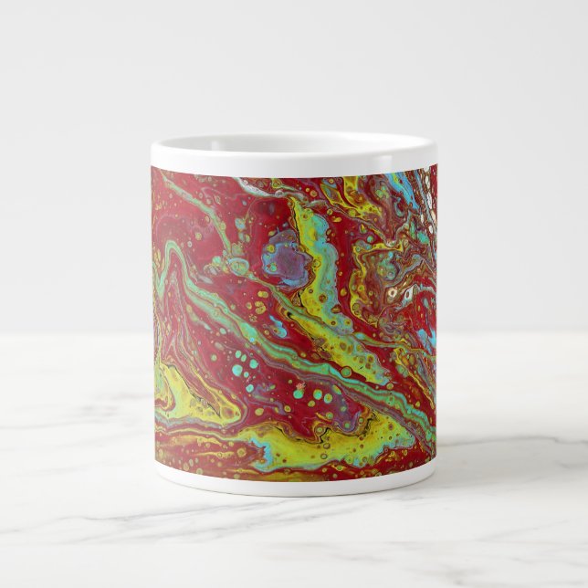 Grande Tasse Saddup 3 Forme Libre Psychedelic Drink Cup (Devant)
