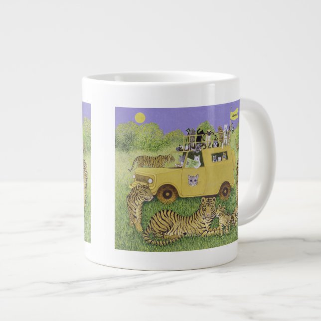 Grande Tasse Safari de chat (Devant droit)