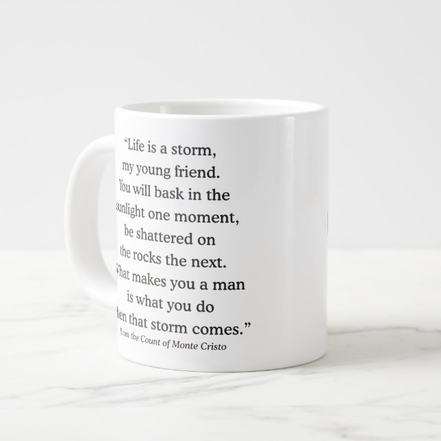 Grande Tasse Sagesse de doumas d'Alexandre la vie (Devant gauche)