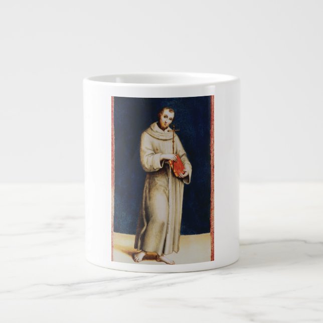 Grande Tasse Saint François d'Assise par Raphaël Art de la Rena (Devant)