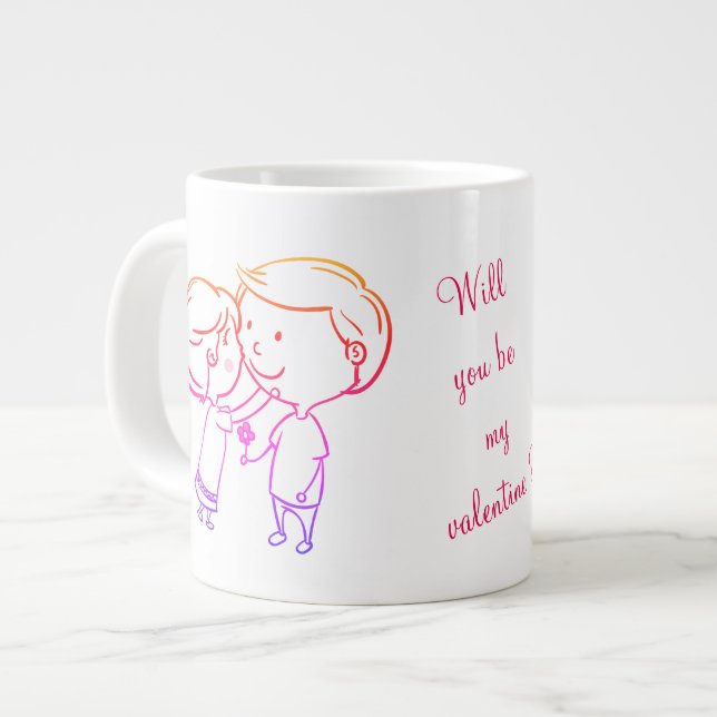 Grande Tasse Saint-Valentin (Devant gauche)