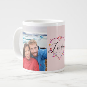 Grande Tasse Saint Valentin Amour du coeur 2 Photos