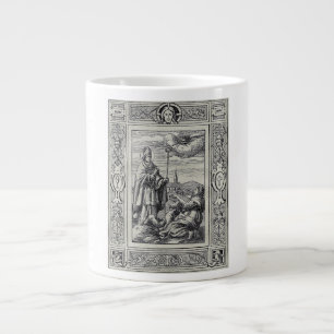 Grande Tasse Saint Valentin de Rome Gravure Premium Art