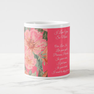 Grande Tasse Saint-Valentin, Je T'Aime Tellement, Poème D'Amour