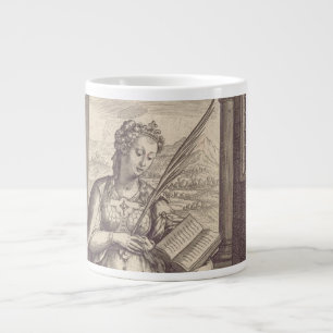 Grande Tasse Sainte Anastasia la Délivrance Art Noir & Blanc